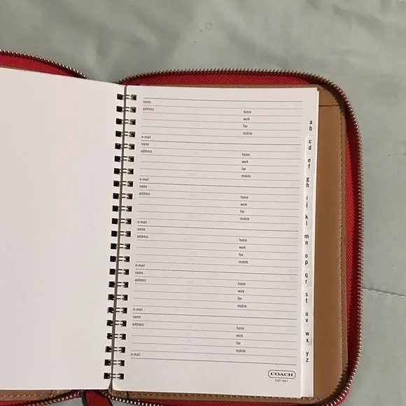 Coach Vibrant Red Zip Wallet - Picture 5 of 6